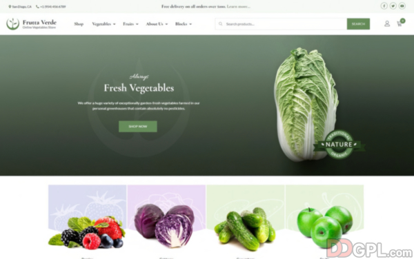 Frutta Verde – Responsive WooCommerce Shop Theme 1.0.3
