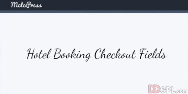Hotel Booking Checkout Fields