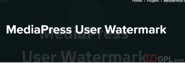 MediaPress User Watermark