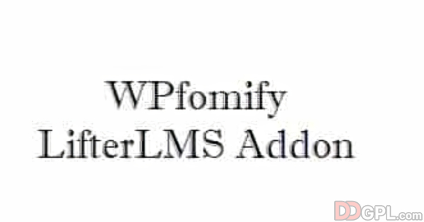 WPfomify LifterLMS Addon