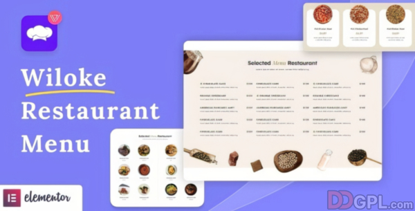 Wiloke Restaurant Menu for Elementor
