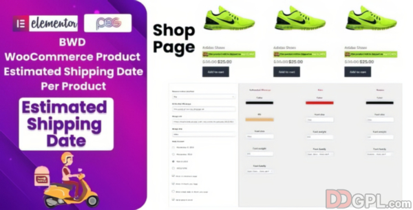 BWD Product Estimated Shipping Date Plugin For WooCommerce 1.0