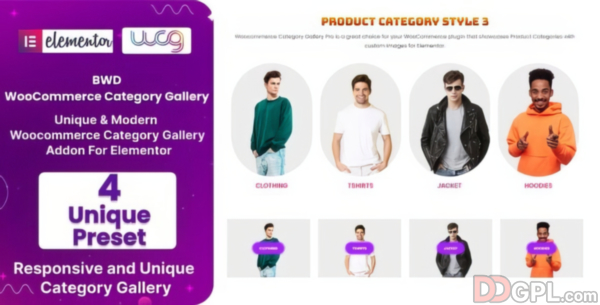 BWD WooCommerce Category Gallery Addon For Elementor