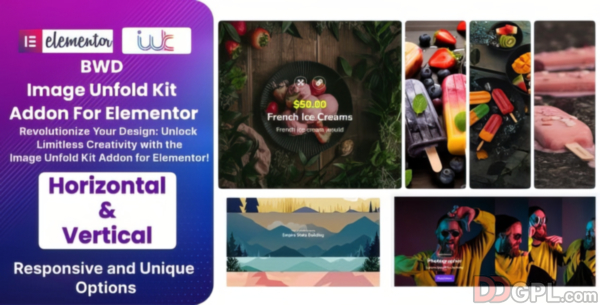 BWD Image Unfold Kit Addon For Elementor 1.6