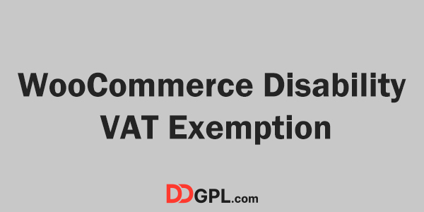 WooCommerce Disability VAT Exemption