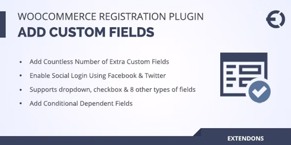 WooCommerce Registration Fields Plugin – Custom Signup Fields 3.2.3