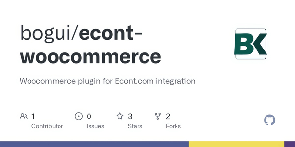 Econt Express WooCommerce shipping method 1.5.9