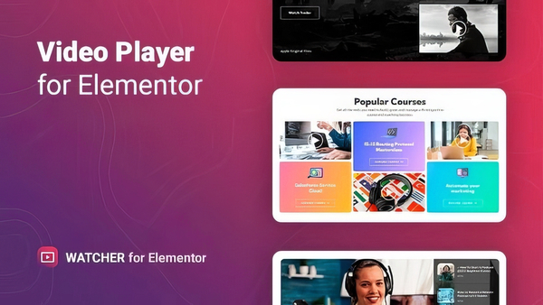 Watcher - Flexible Video Player for Elementor