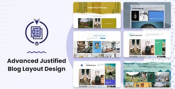 Advanced Justified Blog Layout Design 1.0.0