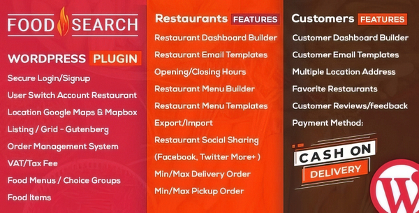 WP Food Search