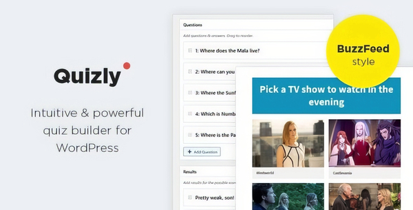 Quizly - Intuitive & Powerful Quiz Plugin for WordPress