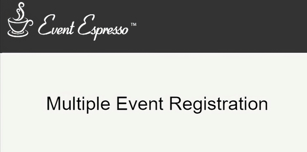 Event Espresso Multiple Event Registration 2.0.20