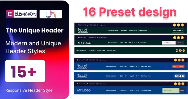 Elementor Header Addon For WordPress