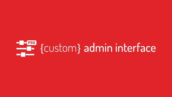 Custom Admin Interface Pro 2.1