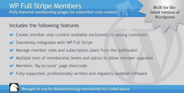 WP Full Stripe Members – Add-on for WP Full Pay 1.9.2