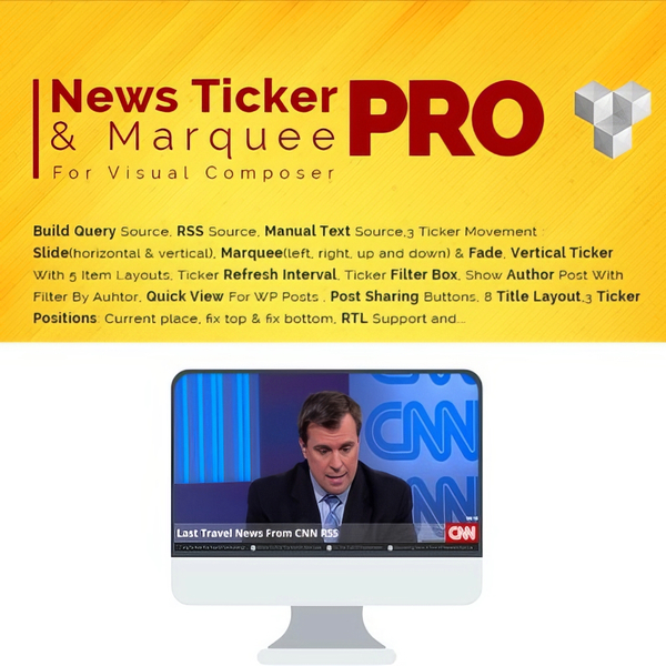 Pro News Ticker & Marquee for WPBakery 1.3.3
