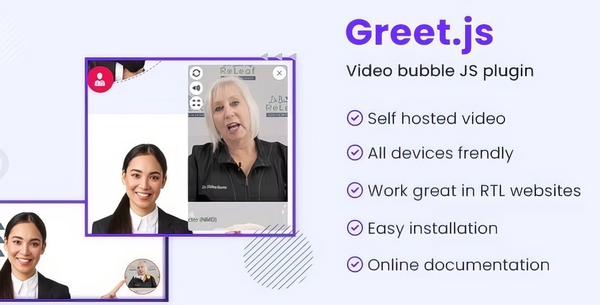 Greet.wp - Video bubble WordPress plugin