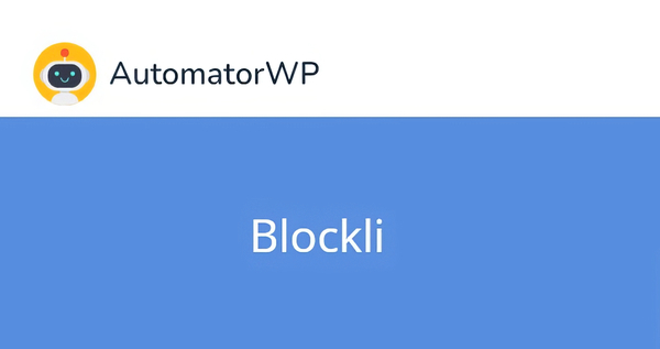AutomatorWP Blockli 1.0.0