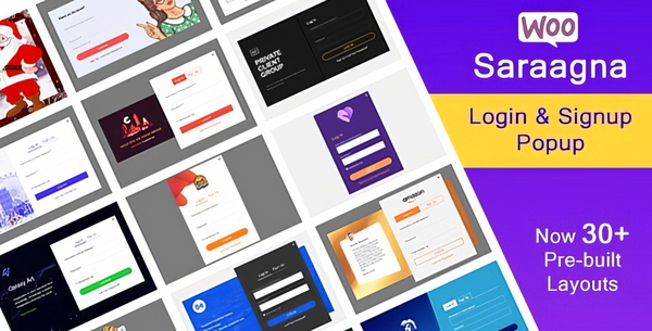 Saraggna - WooCommerce Login - Registration Popup Plugin