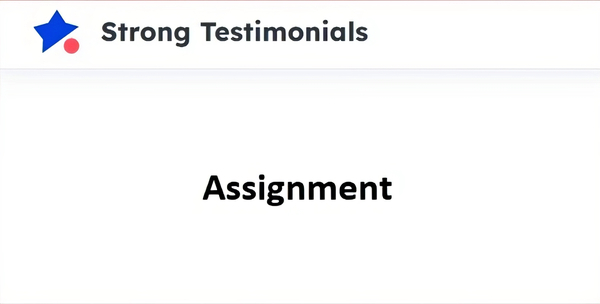 Strong Testimonials Assignment 2.2.7