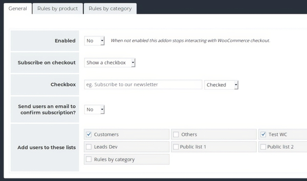 Newsletter WooCommerce 1.9.9
