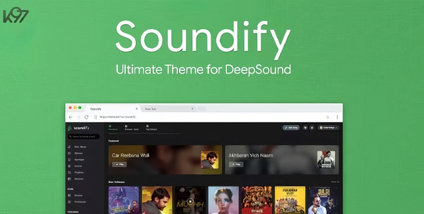 Soundify - The Ultimate DeepSound Theme