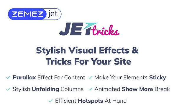 JetTricks – Visual Effects Addon for Elementor 1.5.1.1
