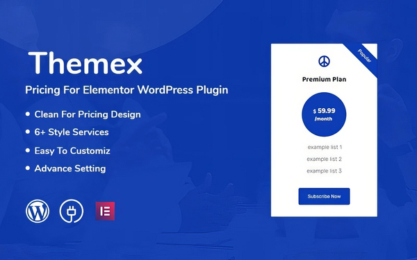 Themex Pricing For Elementor
