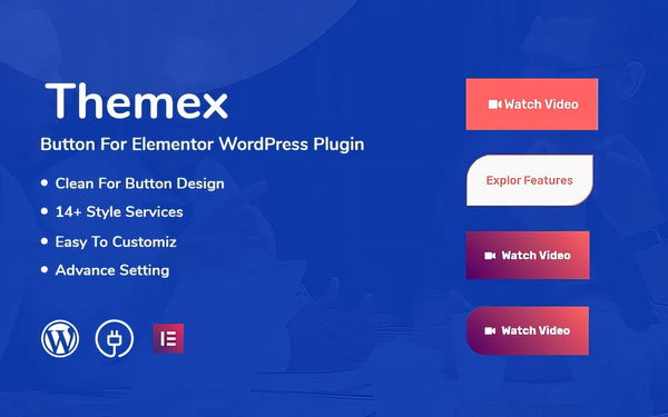 Themex Button For Elementor
