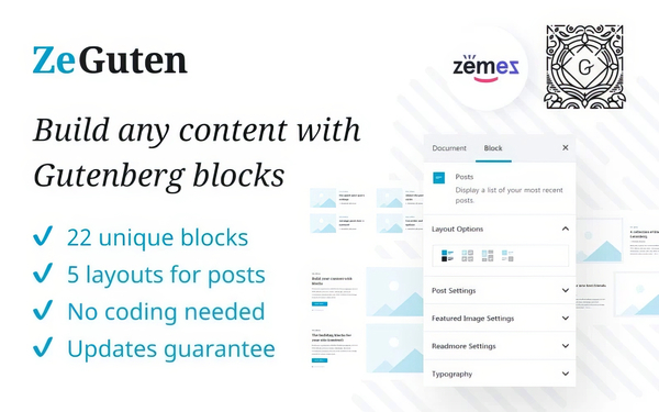 ZeGuten Gutenberg Plugin for WordPress 1.1.5