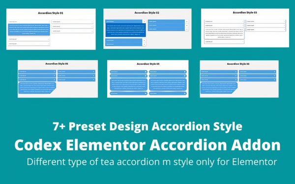 Codex Elementor Accordion Addon 1.0.0