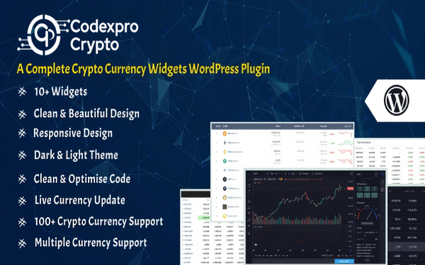 CodexPro Cryptocurrency Widget WordPress 1.0.0