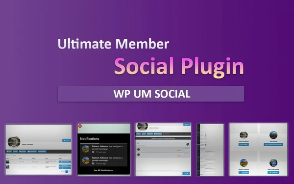 WP Ultimate Member Social Plugin 1.0.0
