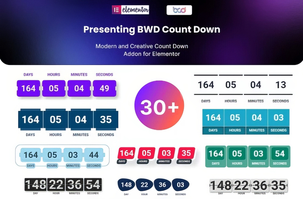 BWD Counter addon for Elementor 1.1