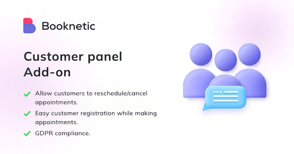 Booknetic - Customer Panel Addon