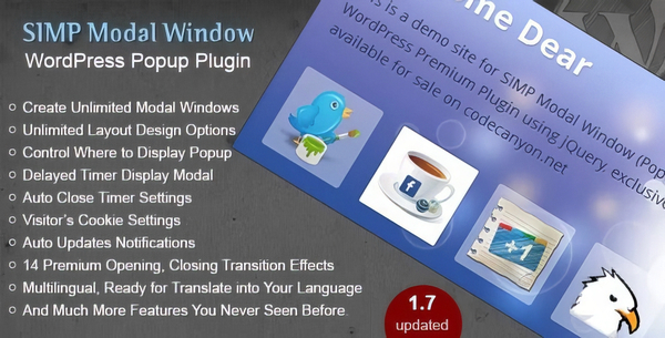 Simp Modal Window - WordPress Plugin