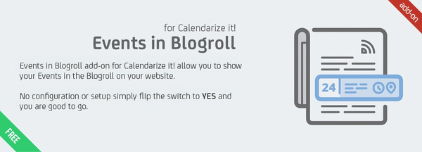 Calendarize It! Events in blogroll 1.0.4 1.0.4.80558
