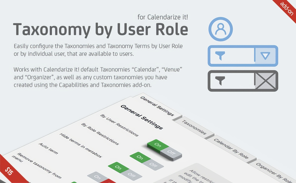 Taxonomy by User Role for Calendarize it! 1.0.3 1.0.3.86760