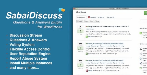 Sabai Discuss – Q&A forum plugin for WordPress 1.4.17