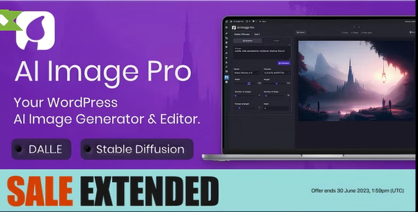 AI Image Pro - WordPress AI Image Generator & Editor, DALLE & Stable Diffusion