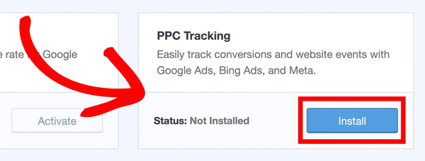 MonsterInsights - PPC Tracking Addon