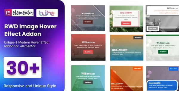 BWD Image Hover Effect addon for Elementor 1.1