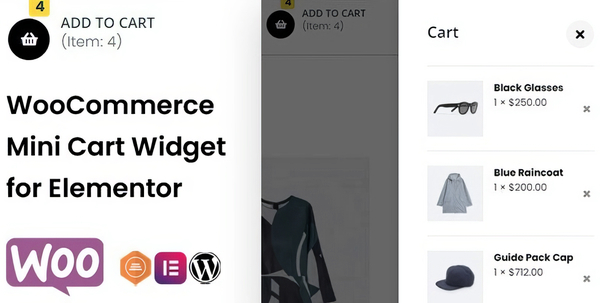 WooCommerce Mini Cart Widget for Elementor