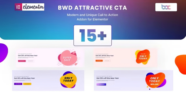 BWD Call to Action addon for Elementor 1.0