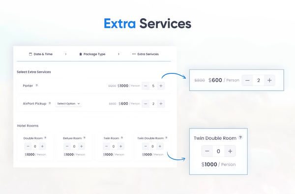 WP Travel Engine - Extra Services
