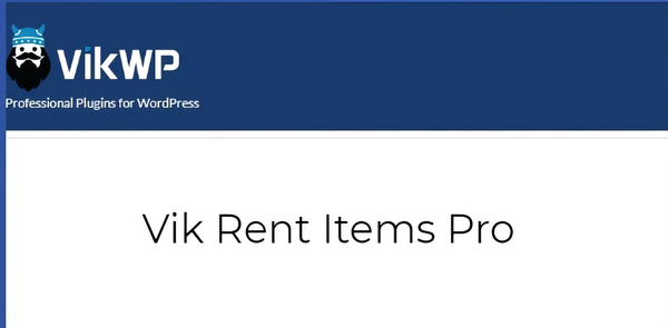 Vik Rent Items Pro