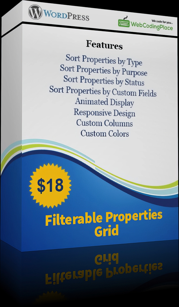 Filterable Properties Grid - Real Estate Manager Extension
