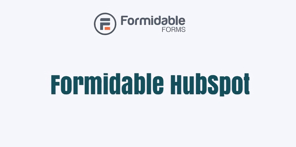 Formidable HubSpot 2.0.1