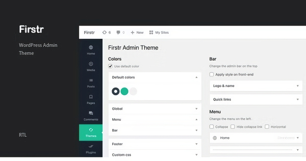 Firstr – WordPress Admin Theme 4.0