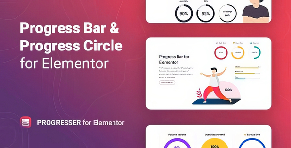 Progresser - Progress Bar and Progress Circle for Elementor